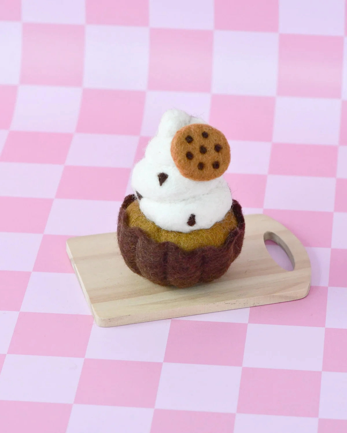 Sale Felt Giant Cookies and Cream Cupcake