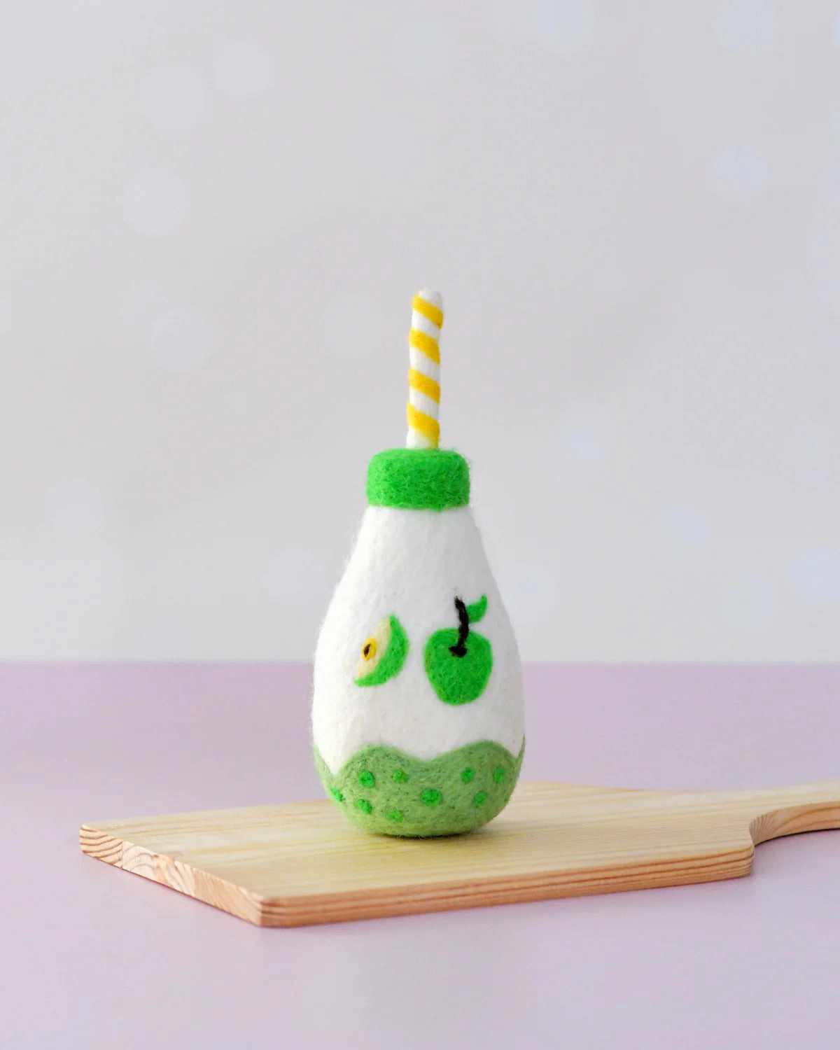 Sale Felt Sparkling Apple Fruit Juice Bottle