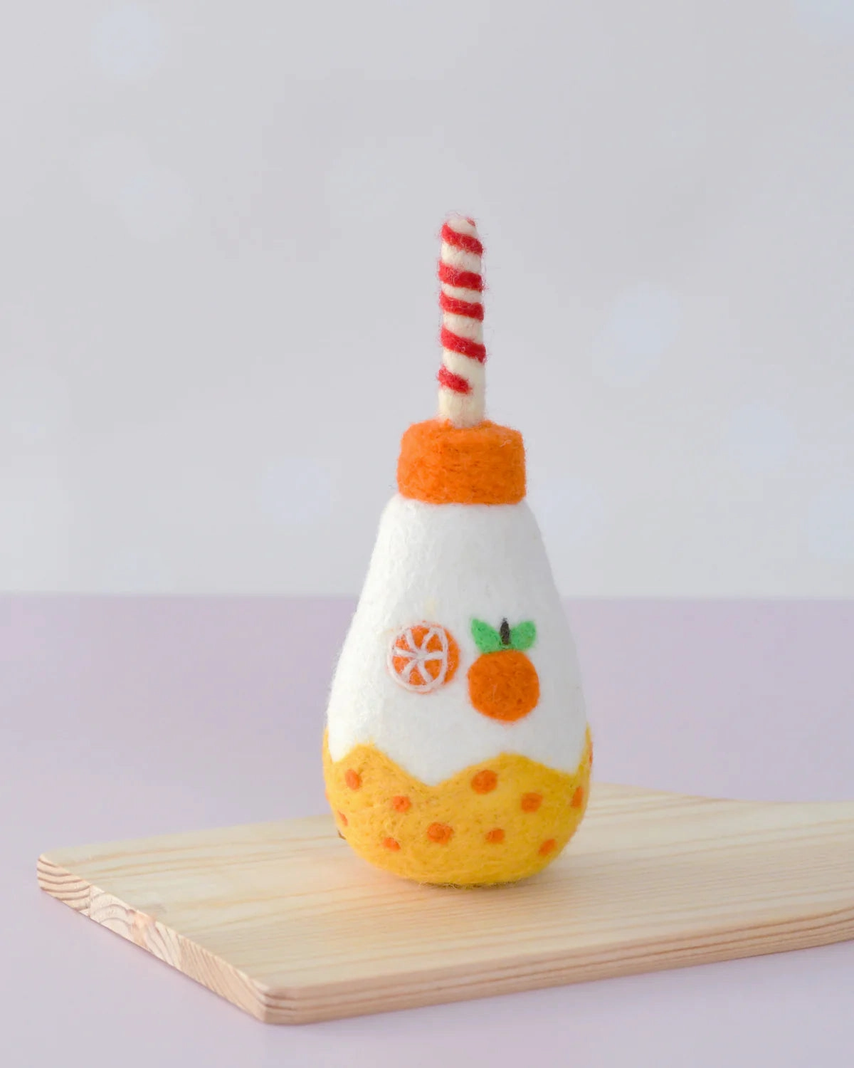 Sale Felt Sparkling Orange Fruit Juice Bottle