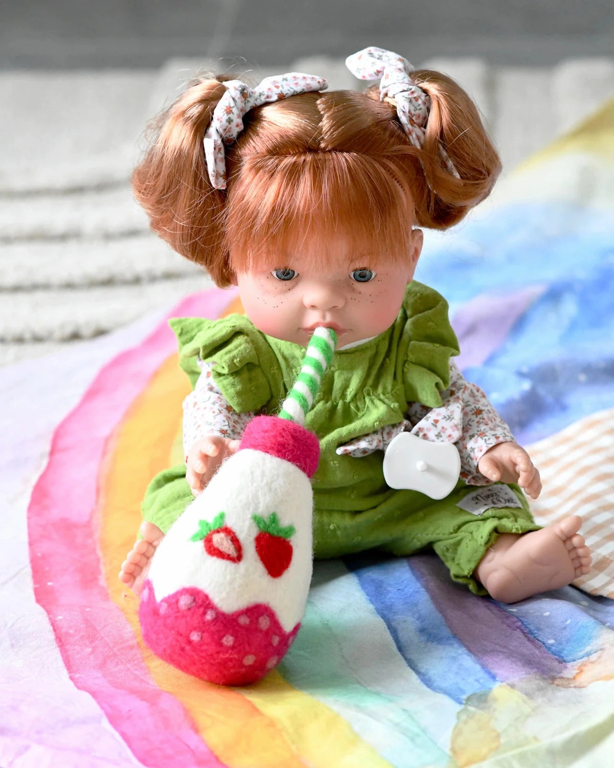 Sale Felt Sparkling Strawberry Fruit Juice Bottle