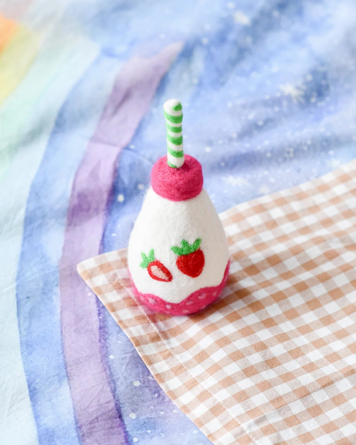 Sale Felt Sparkling Strawberry Fruit Juice Bottle