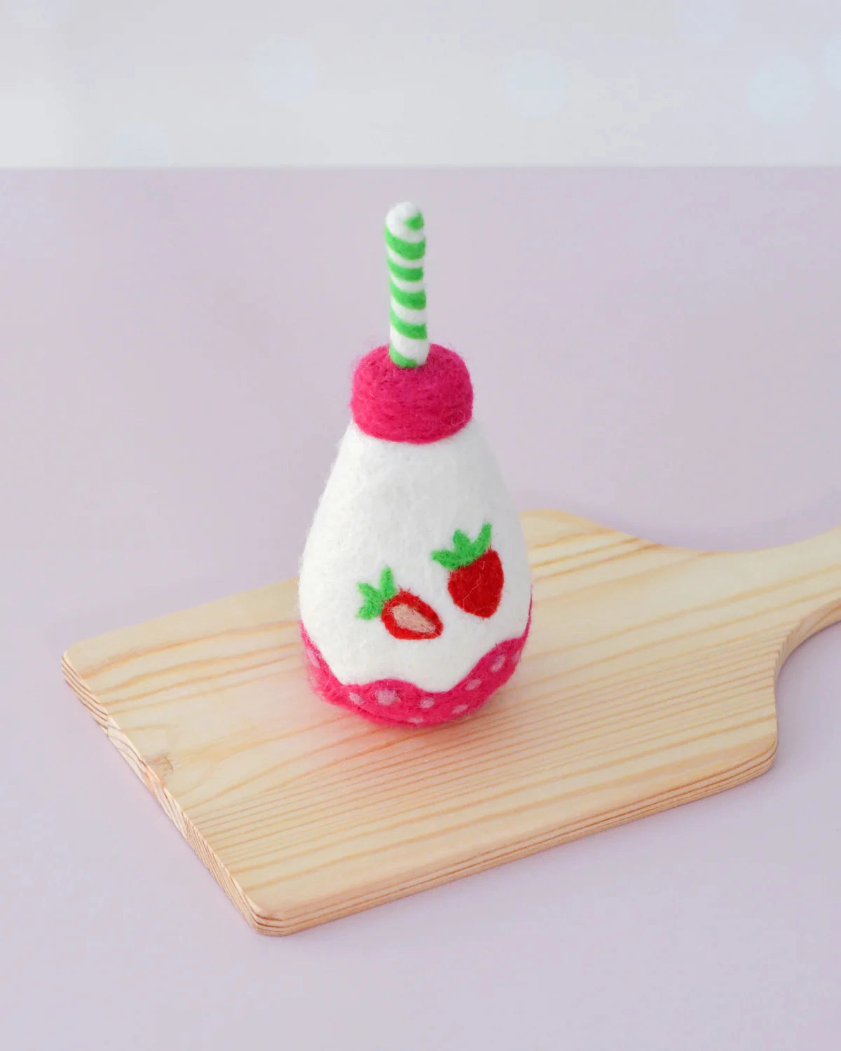 Sale Felt Sparkling Strawberry Fruit Juice Bottle