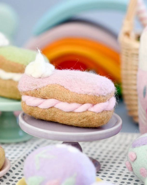 Sale Felt Strawberry Eclair