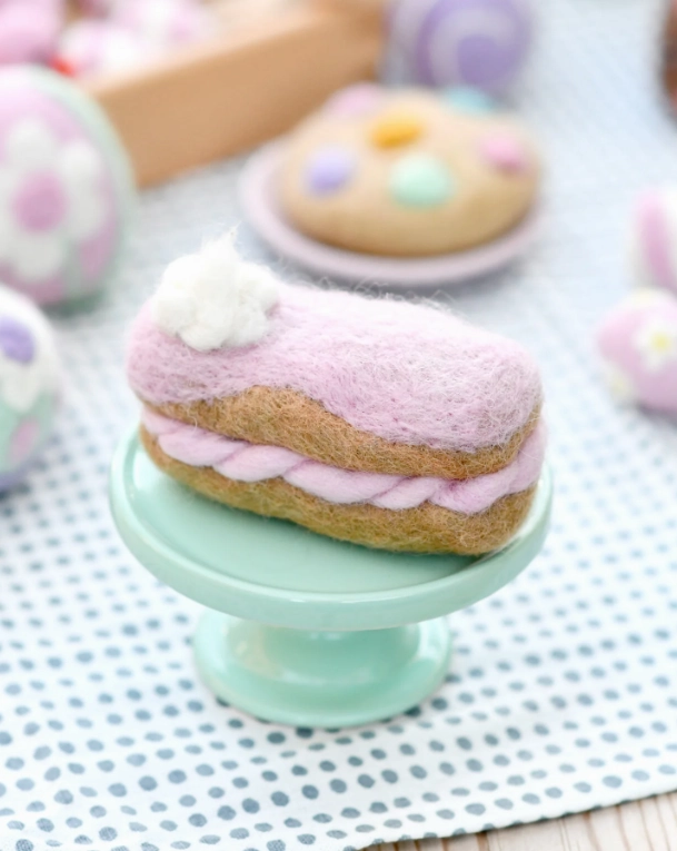 Sale Felt Strawberry Eclair