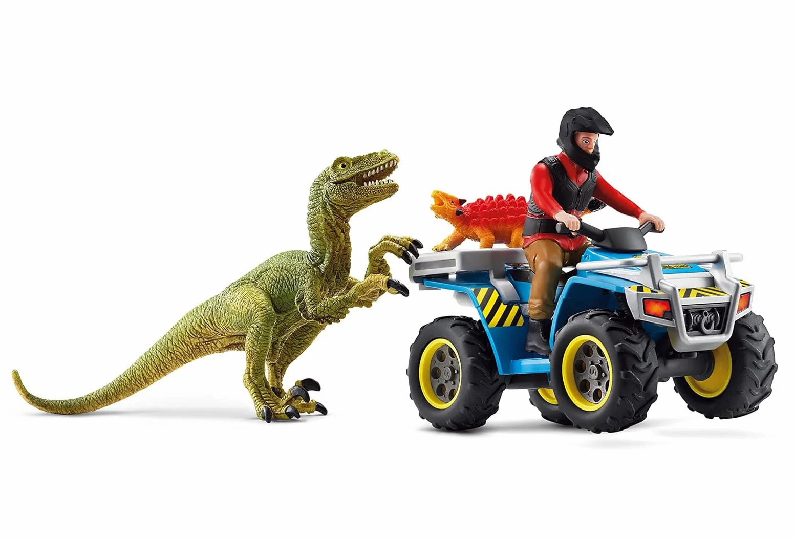 Schleich 41466 Quad Escape From Velociraptor Dinosaurs