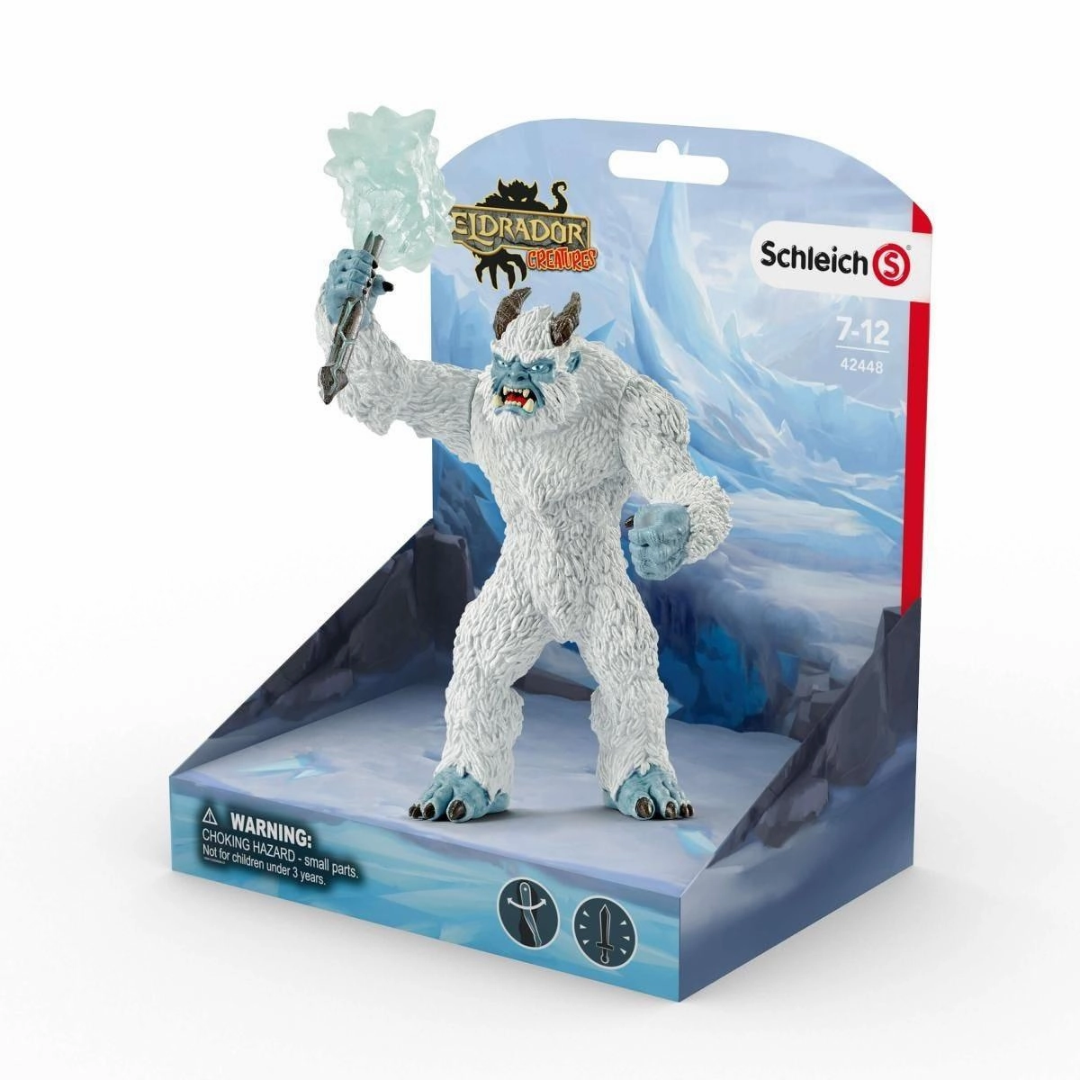 Schleich 42448 Eldrador Ice Monster Figurine with Weapon