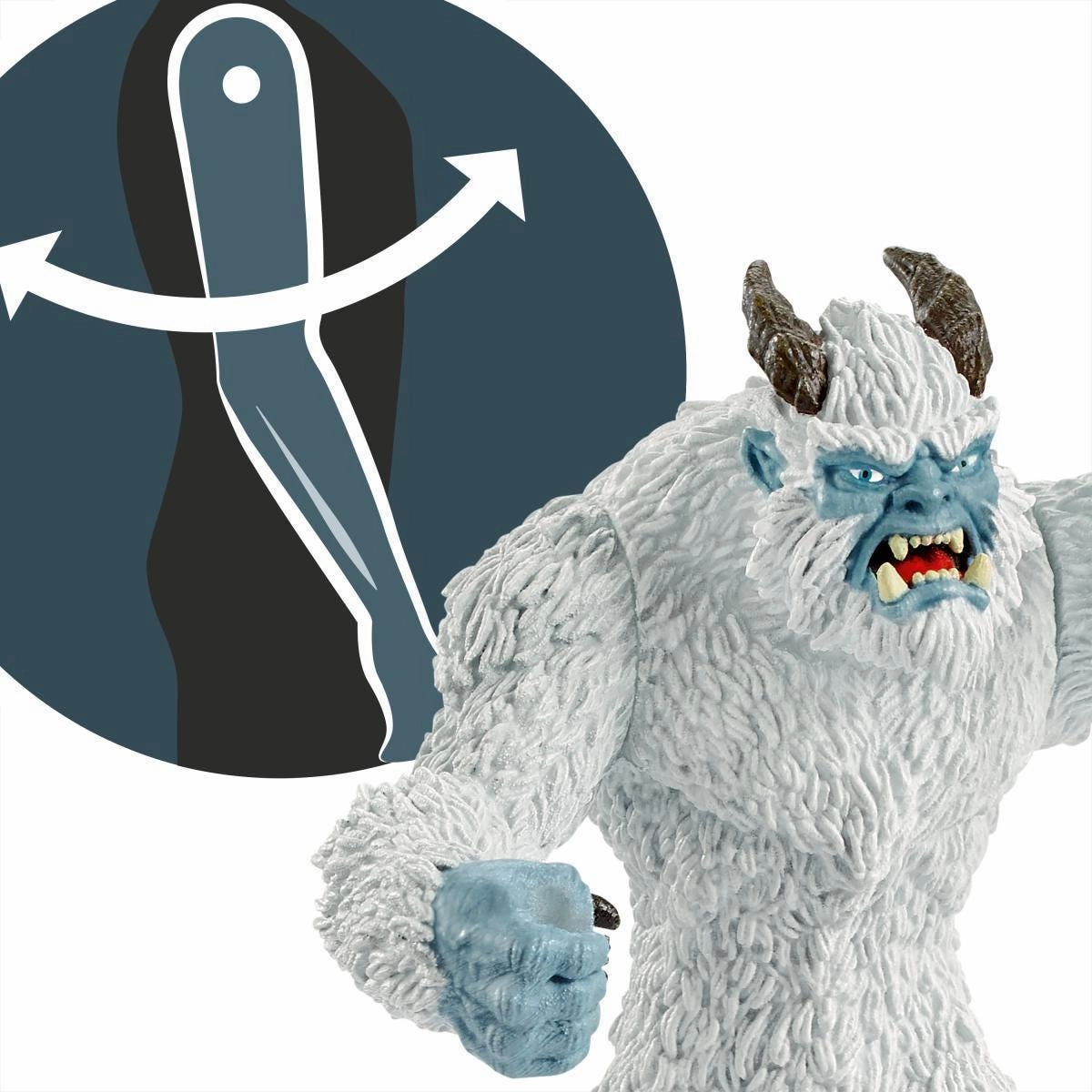 Schleich 42448 Eldrador Ice Monster Figurine with Weapon