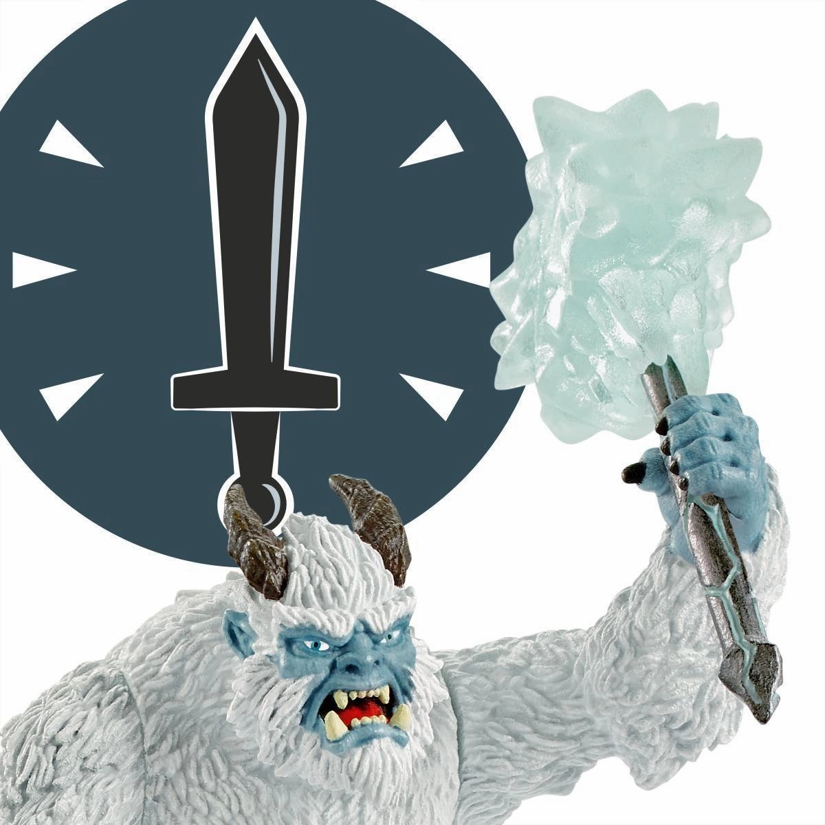 Schleich 42448 Eldrador Ice Monster Figurine with Weapon