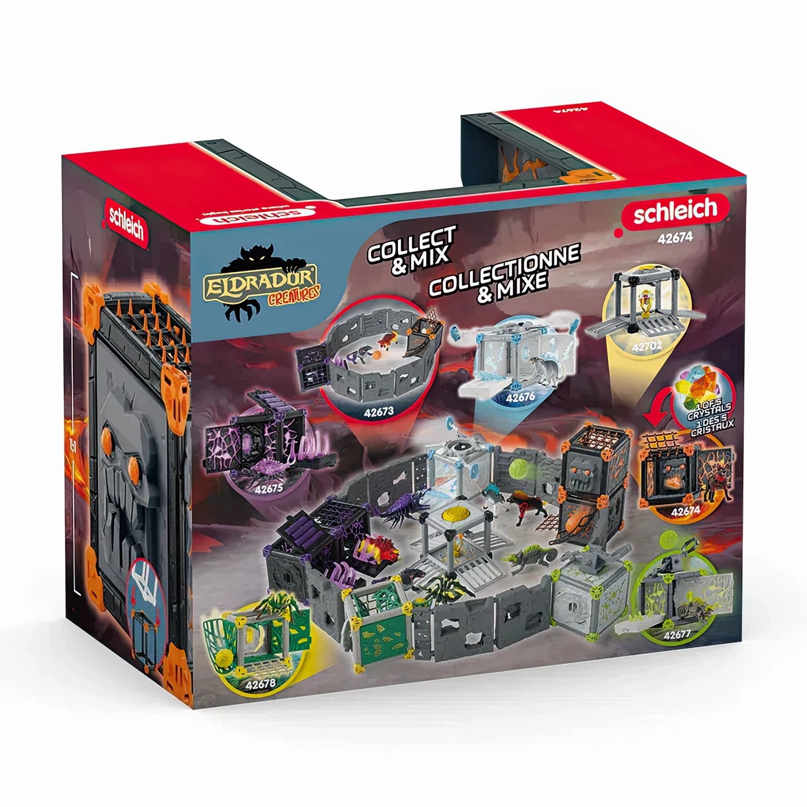 Schleich 42674 Battlecave Lava Hyena Action Playset