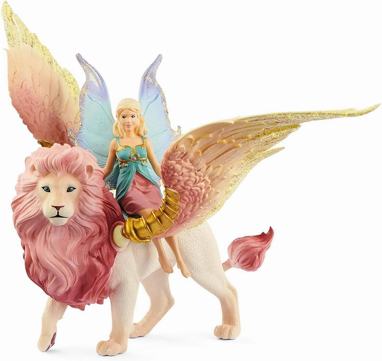 Schleich Fairy in Flight on Winged Lion