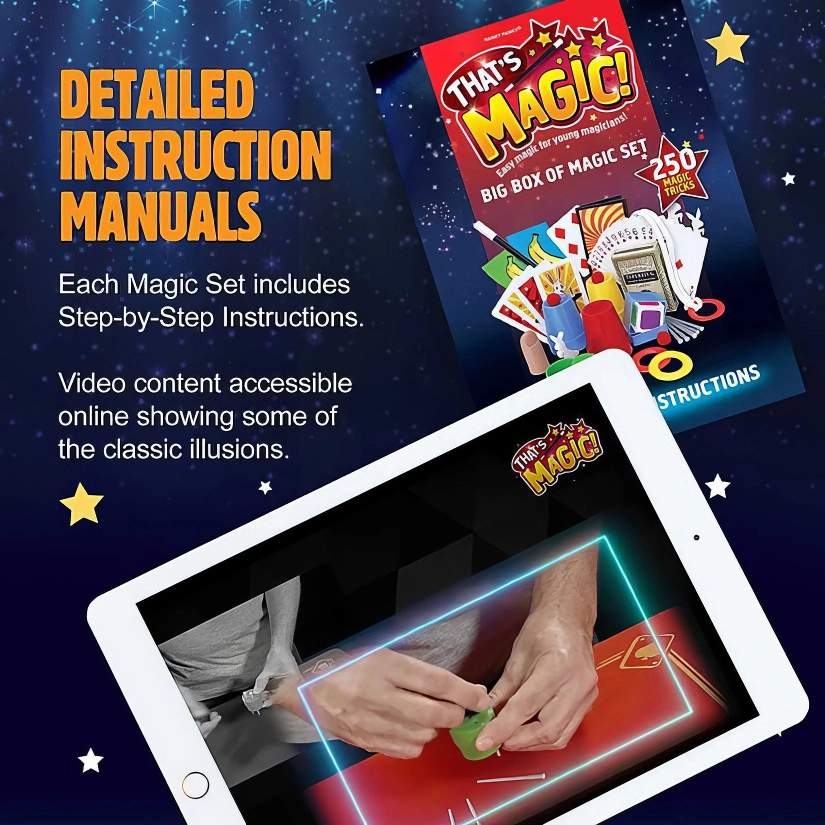 Science Mad Big Box of Magic Set (250 Tricks)