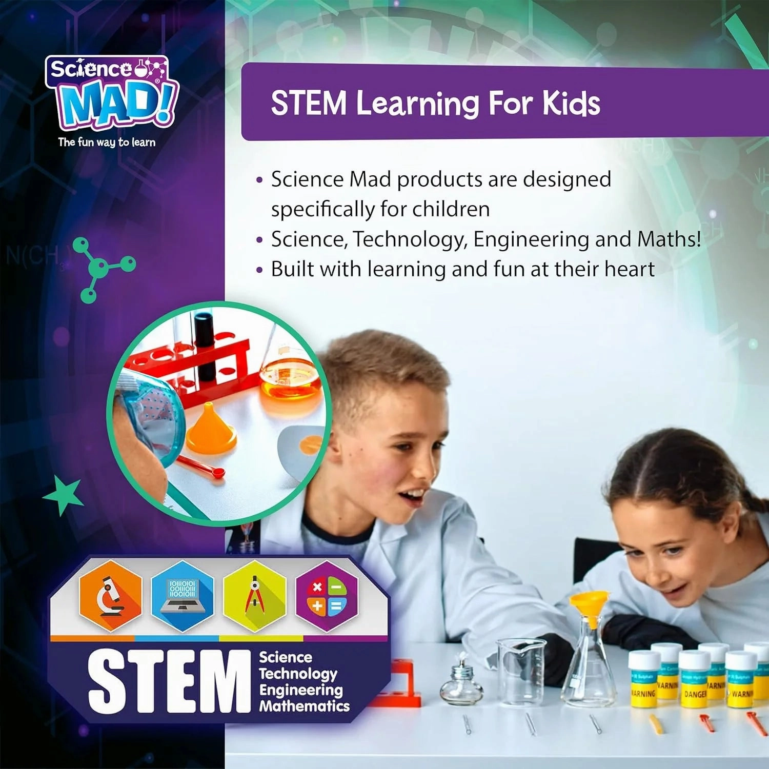 Science Mad Chemistry Lab Kit