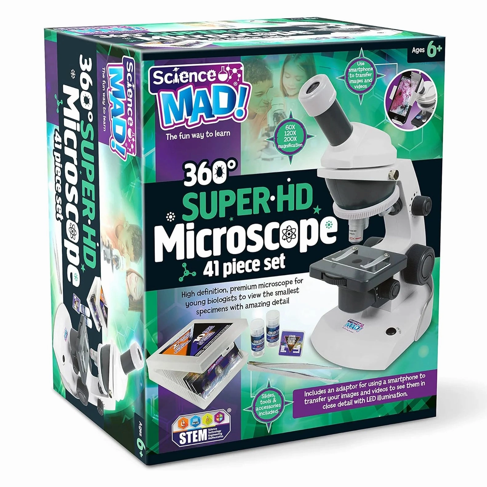 Science MAD! SM54-360 Super HD Microscope