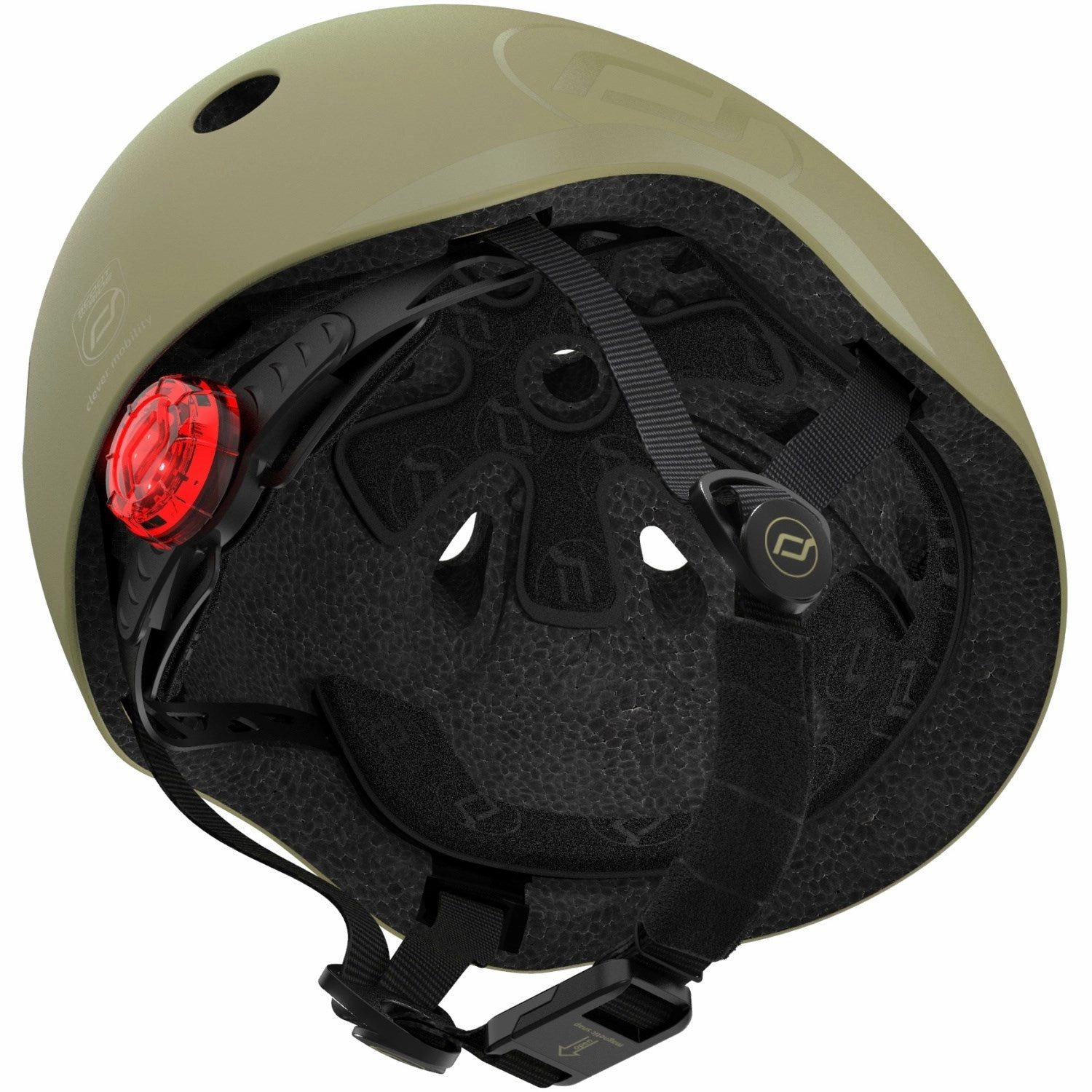 Scoot and Ride Olive Helmet