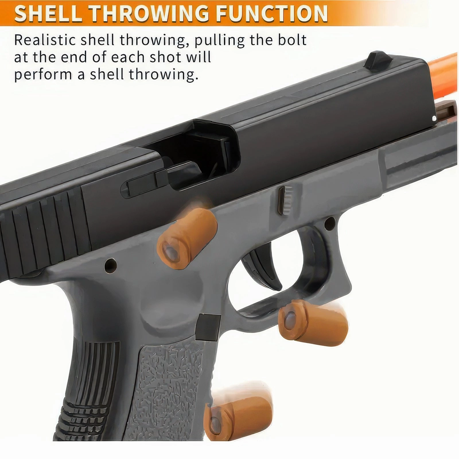 Semi-Automatic Toy Handgun for Boys