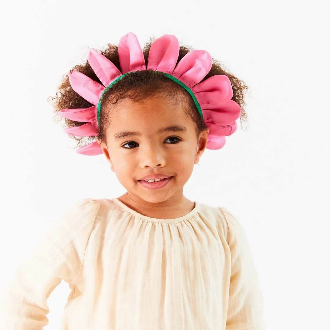 Silk Flower Petal Crown