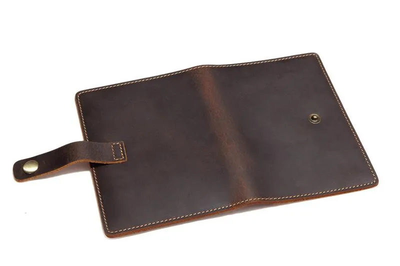 Slim Mens Small Bifold Travel Wallet billfold Wallet Passport Wallet for Men