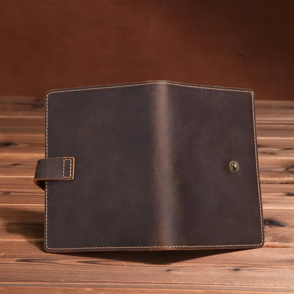 Slim Mens Small Bifold Travel Wallet billfold Wallet Passport Wallet for Men