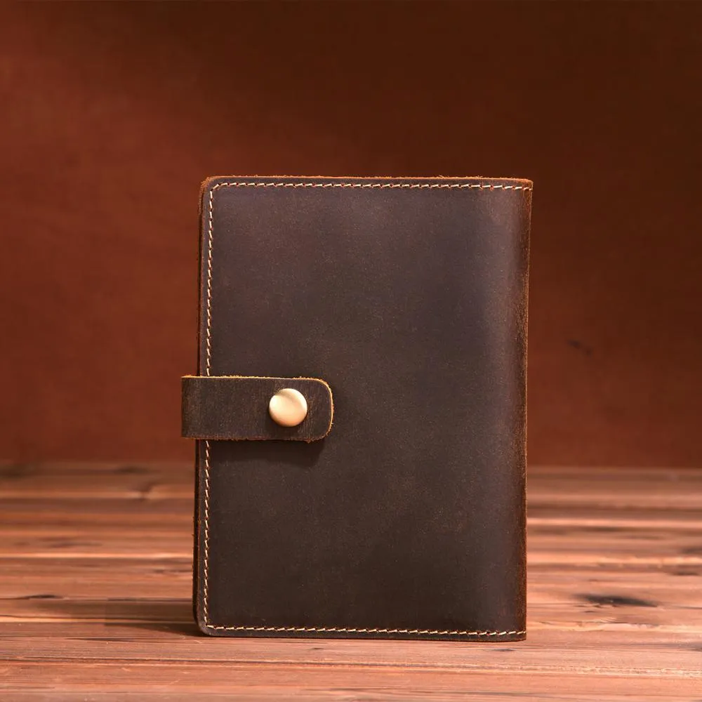 Slim Mens Small Bifold Travel Wallet billfold Wallet Passport Wallet for Men