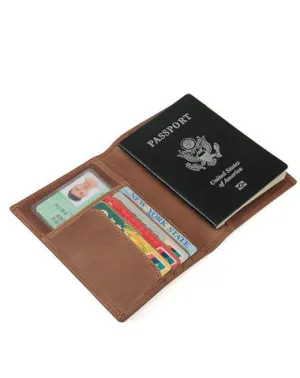 Slim RFID Men's Leather Bifold billfold Passport Wallet Travel Wallet Ticket Wallet For Men