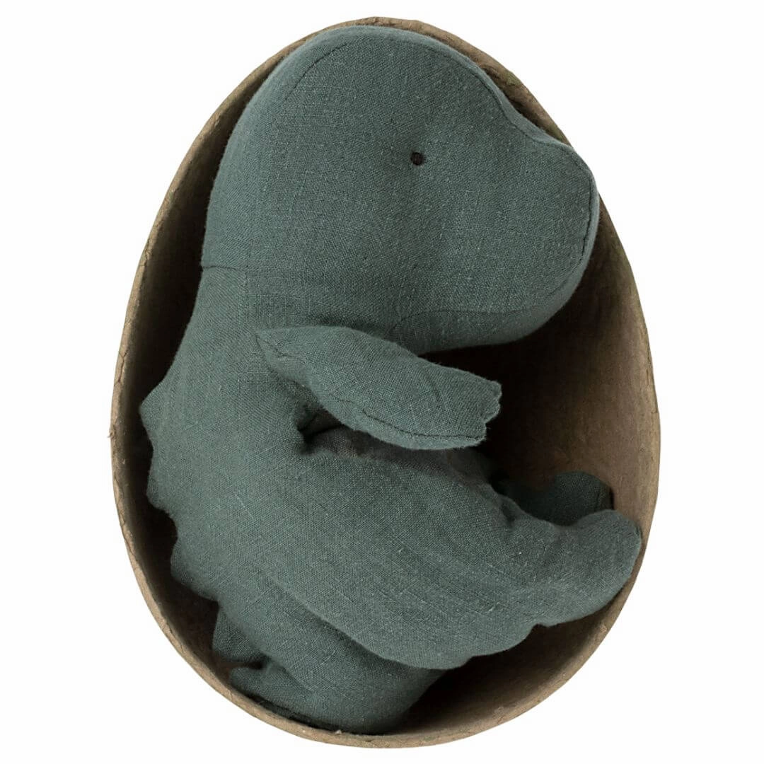 Small Gantosaurus in Egg - Dark Petrol