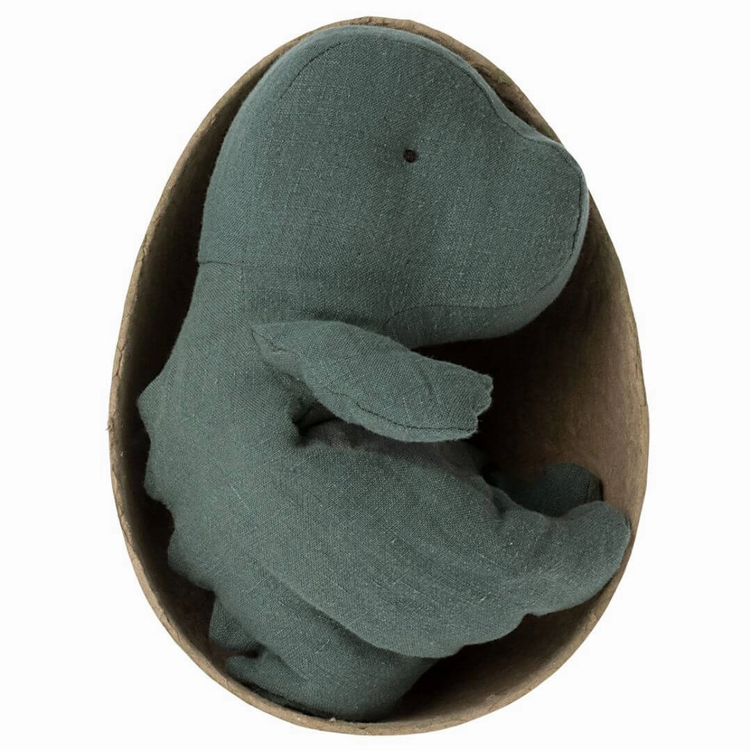 Small Gantosaurus in Egg - Dark Petrol