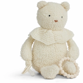 Smallstuff Off White Activity Bear Boucl Merino Wool