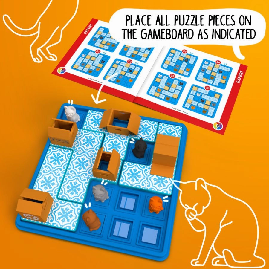 Smart Games - Cats and Boxes Puzzle Game