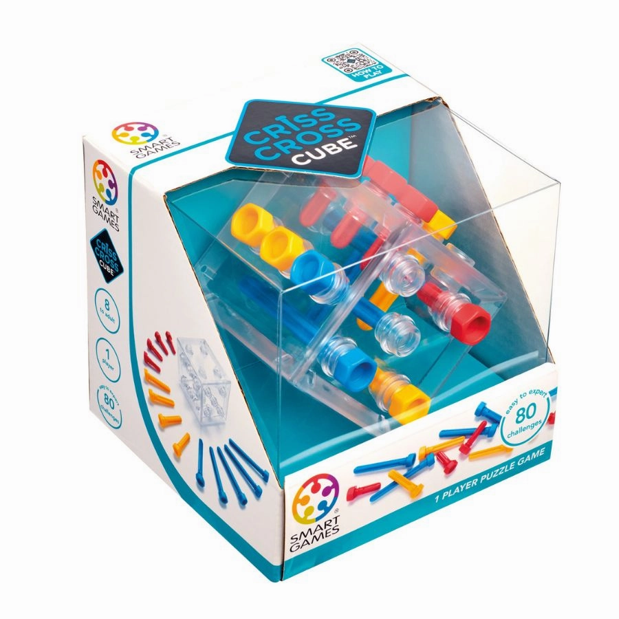 Smart Games - Criss Cross Cube Puzzle Game