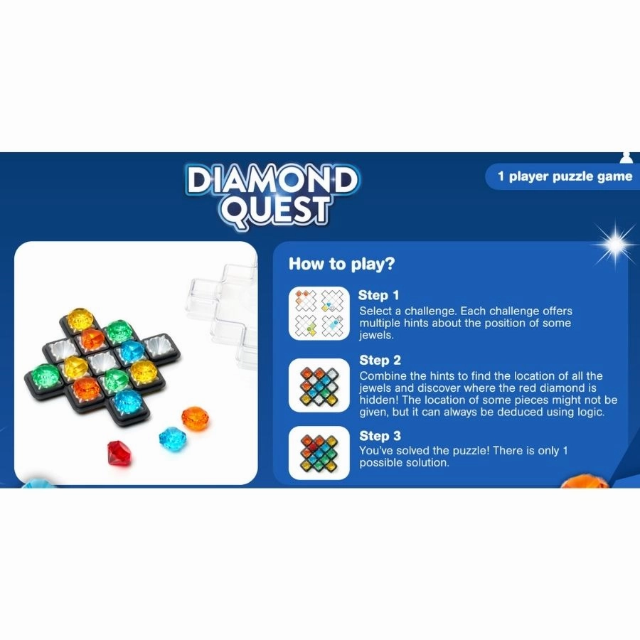 Smart Games - Diamond Quest Puzzle Game