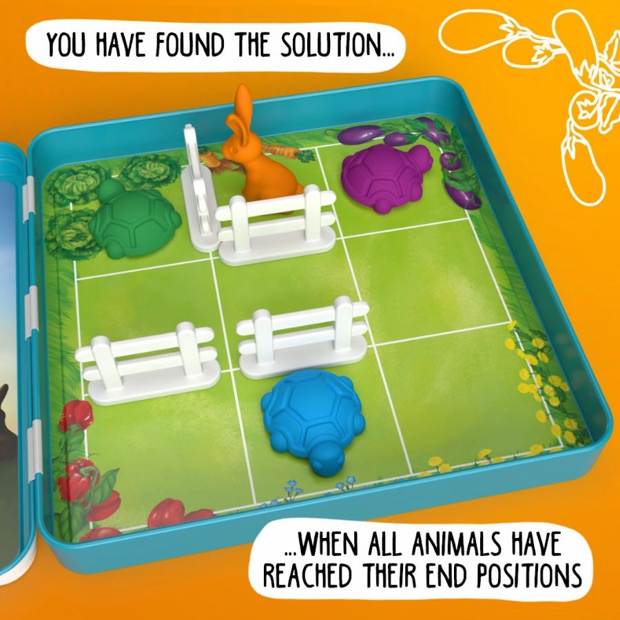 Smart Games - Turtle Tactics Magnetic Travel Tin Box Game