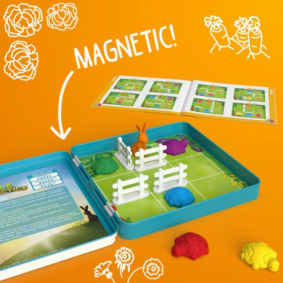Smart Games - Turtle Tactics Magnetic Travel Tin Box Game