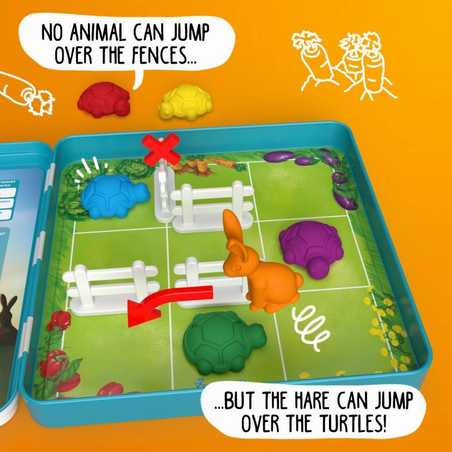 Smart Games - Turtle Tactics Magnetic Travel Tin Box Game