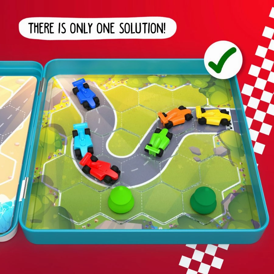 Smart Games Pole Position Magnetic Travel Tin Box Game