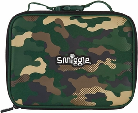 SMIGGLE Block Square Lunchbox Khaki
