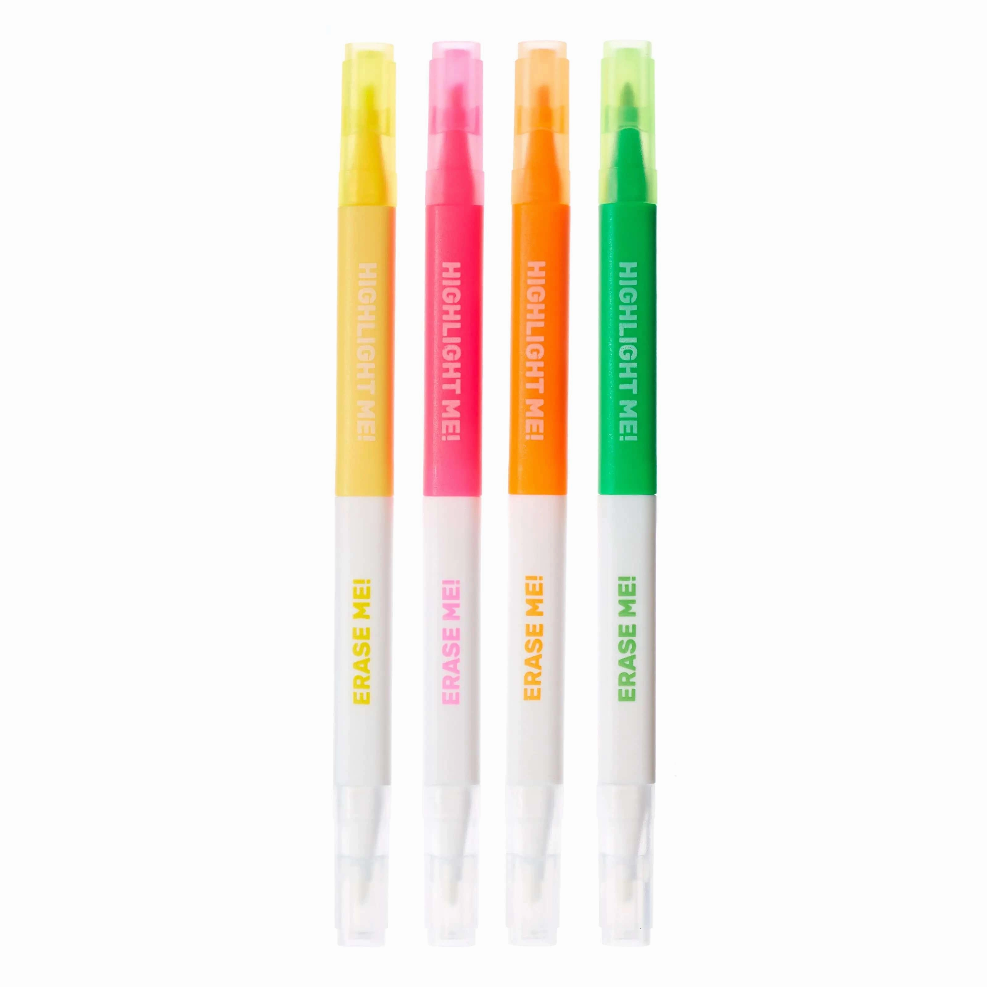 SMIGGLE Erasable Highlighters Pack X4 Colour Mix