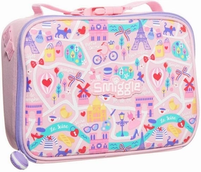SMIGGLE Explore Attachable Square Lunchbox, Pink