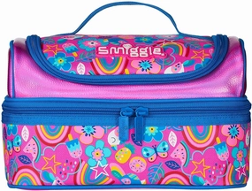 SMIGGLE Flow Double Decker Lunchbox - Pink