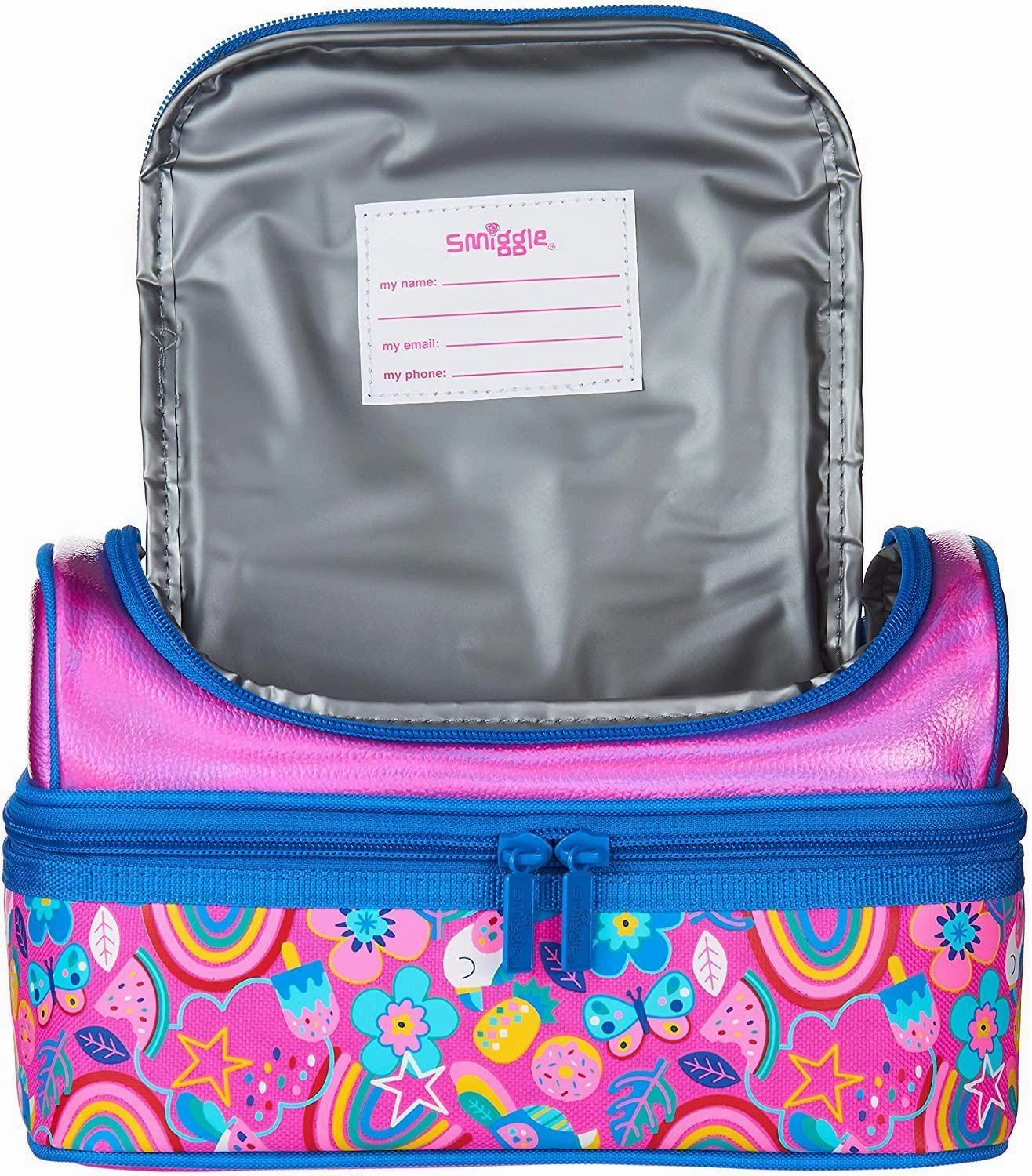 SMIGGLE Flow Double Decker Lunchbox - Pink