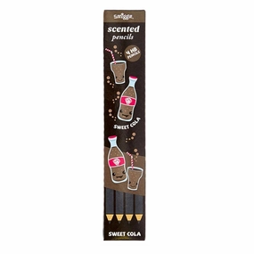 SMIGGLE Scented Pencil Pack x 4 Coca-Cola
