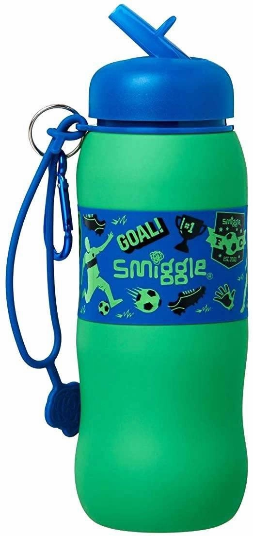 SMIGGLE Tops Silicone Roll Water Bottle - Green