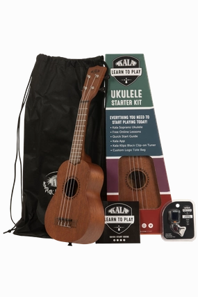 Soprano Ukulele - Learn to Play Starter Kit