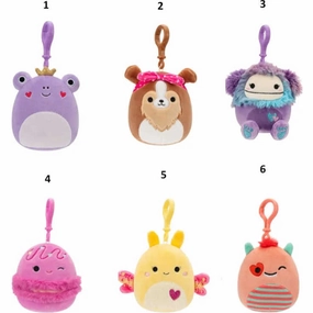 Squishmallows Fabric Keychain 9cm Purple