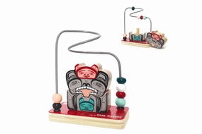 Stacking Animal Bead Maze - Bear Mother by Shoshannah Greene