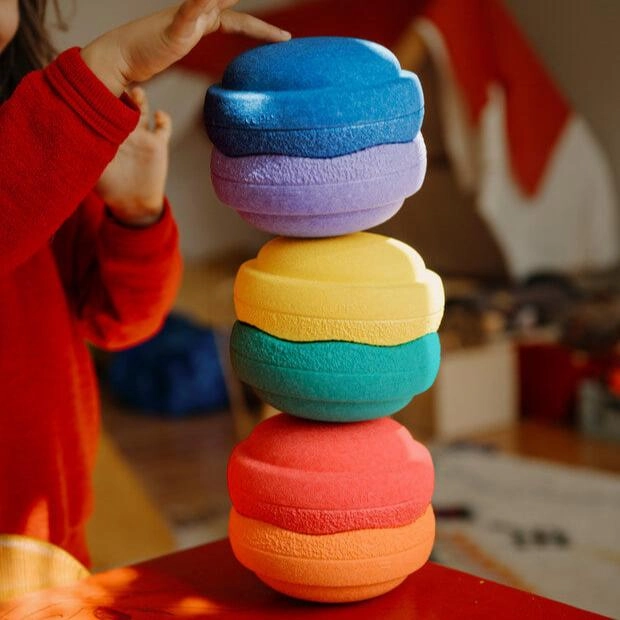 Stapelstein Mini Rainbow Stackers