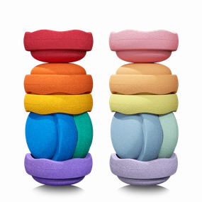 Stapelstein Rainbow Kids Stepping Stones - 12 pieces