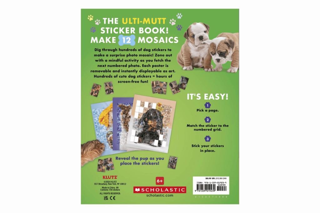 Sticker Photo Mosaic: Dogs and Puppies