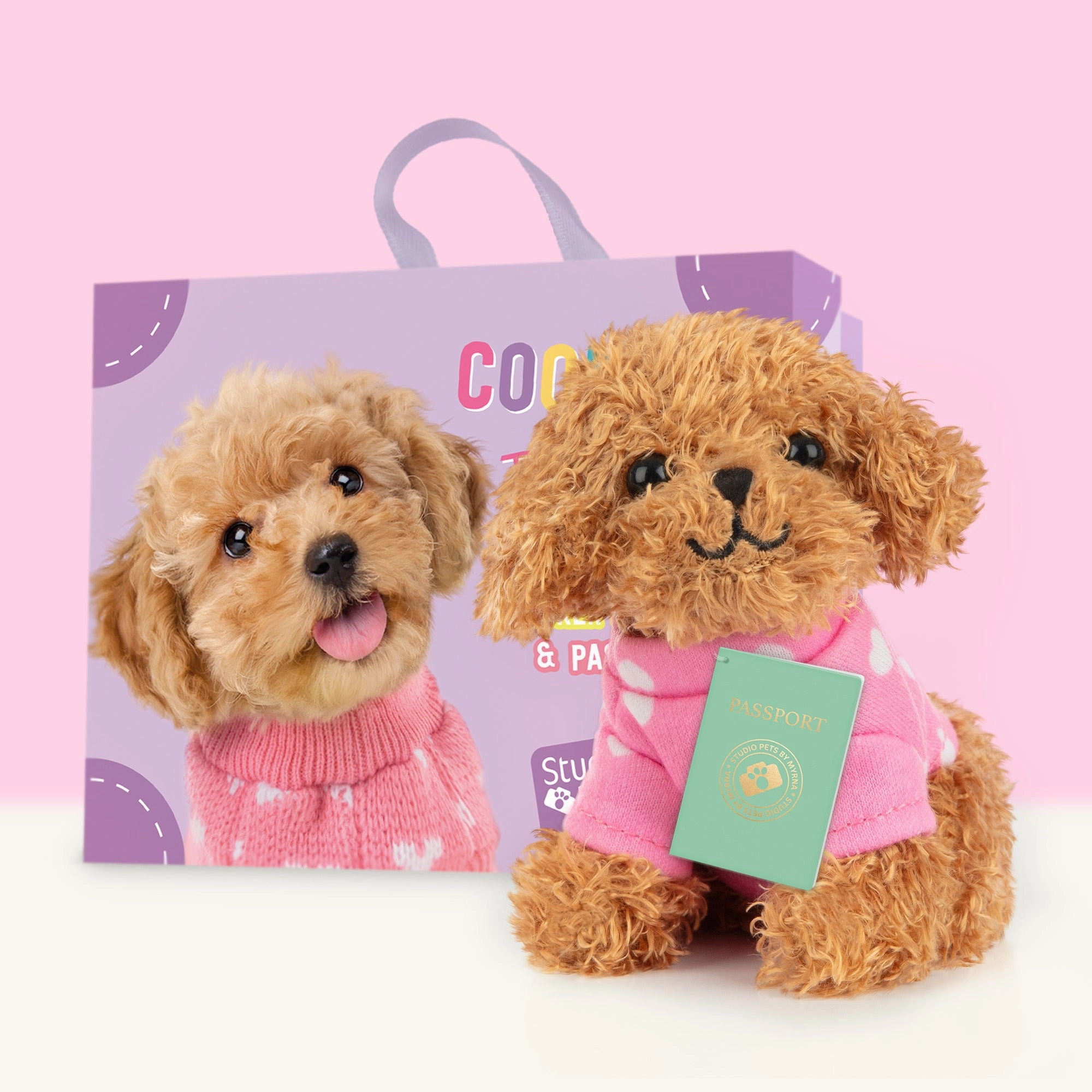 Studio Pets 12cm Mini Puppy Plush - Assorted