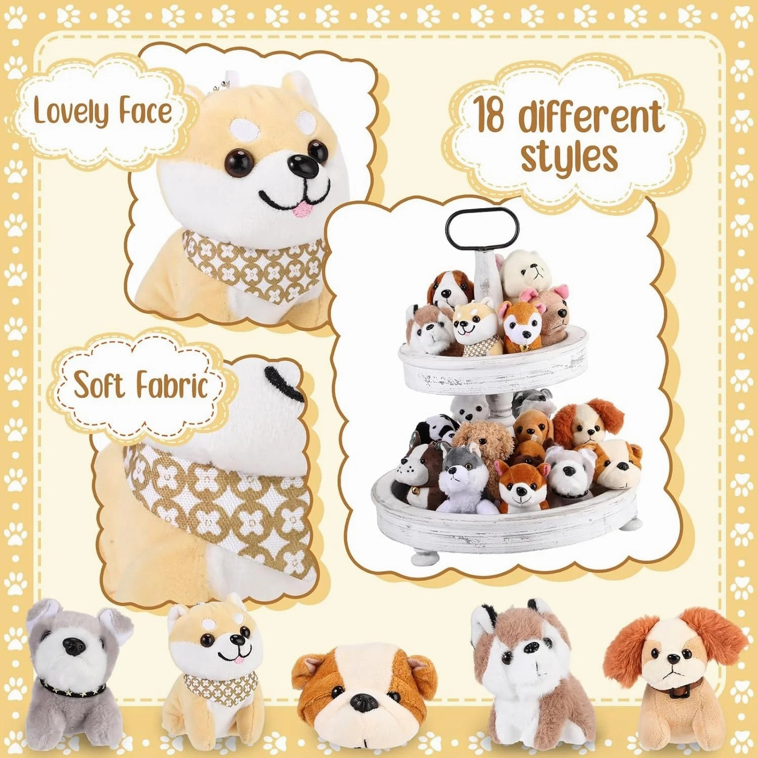 Studio Pets 12cm Mini Puppy Plush - Assorted