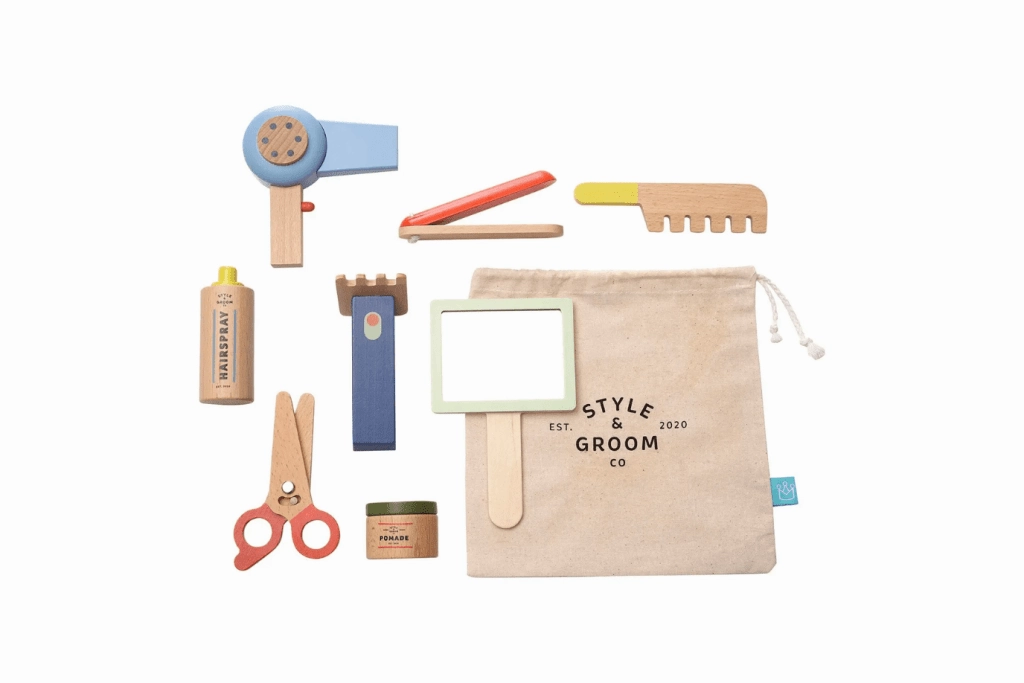 Style & Groom Wooden Hair Styling Set